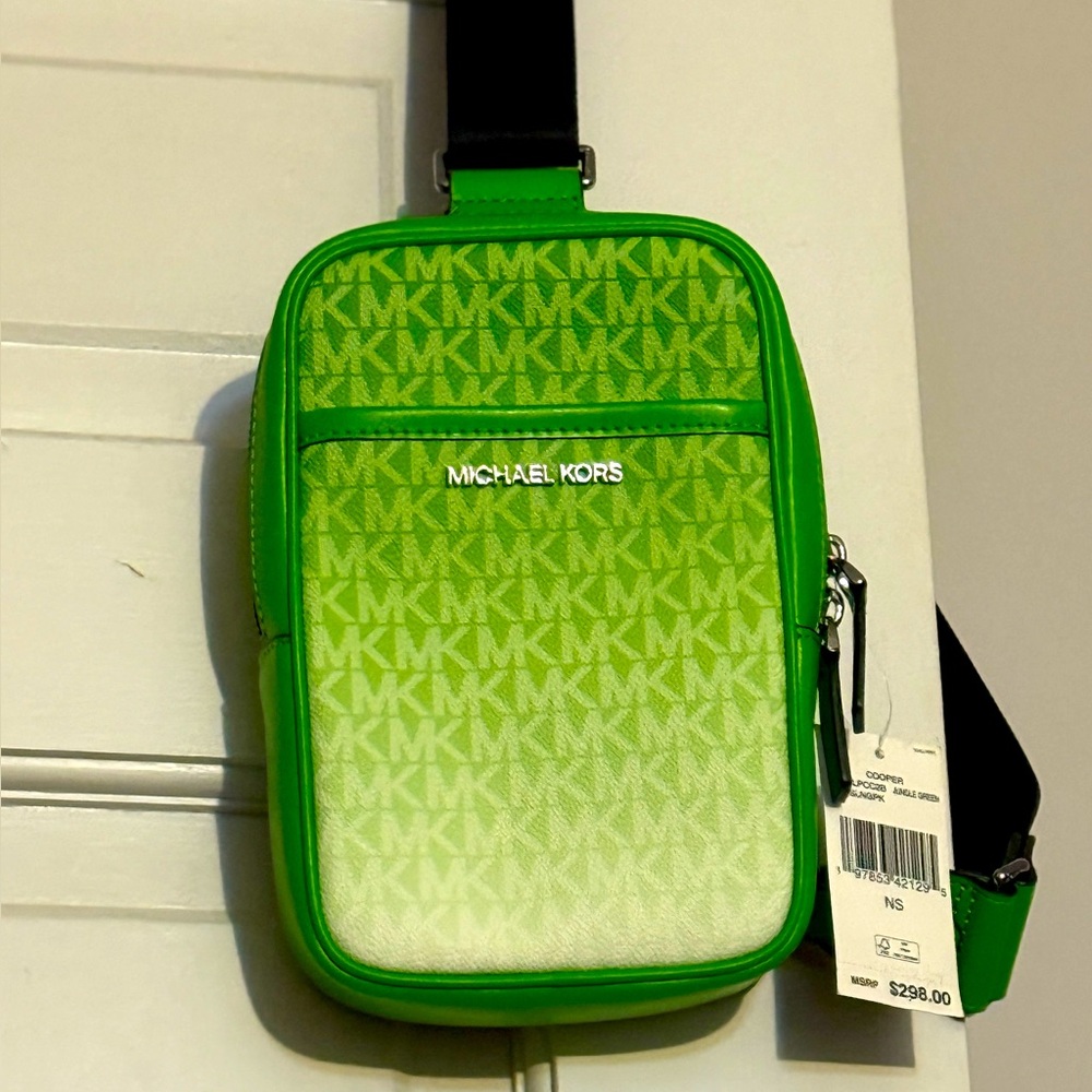 Michael Kors Lime Green Belt Bag